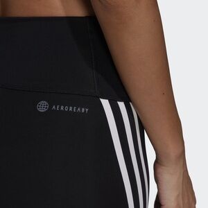 Adidas Aeroready Black and White Leggings with sweatshirt